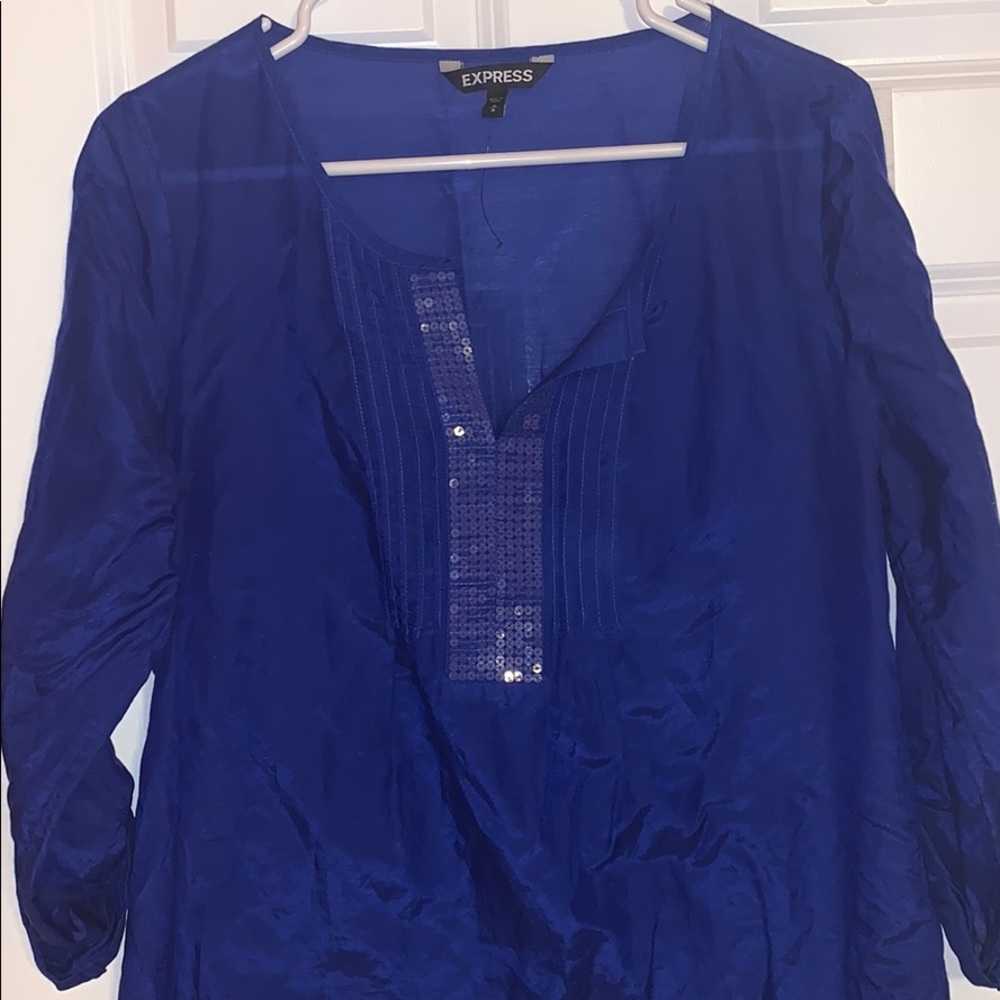 Gorgeous royal blue top from Express💗